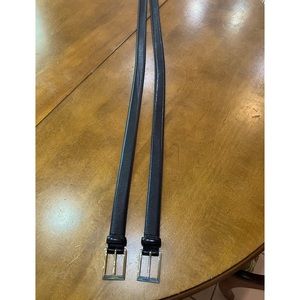 Men's Black leather belt